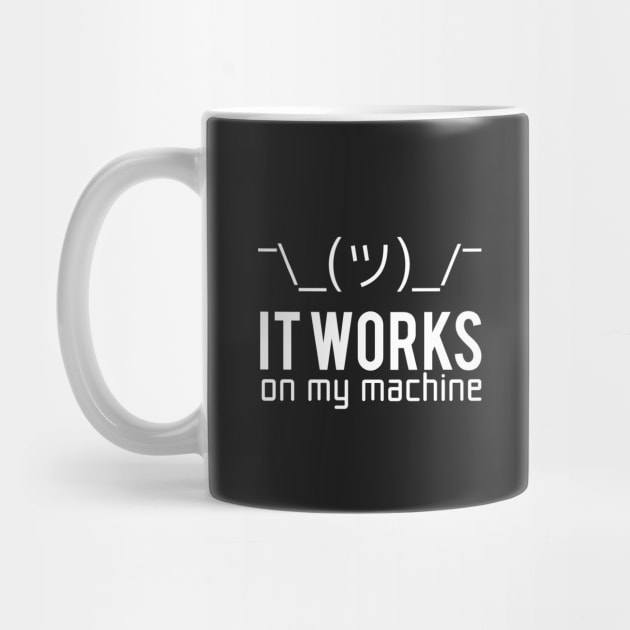 Geek T-shirt - It works on my machine by Anime Gadgets